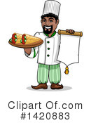 Chef Clipart #1420883 by Vector Tradition SM