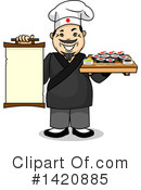 Chef Clipart #1420885 by Vector Tradition SM