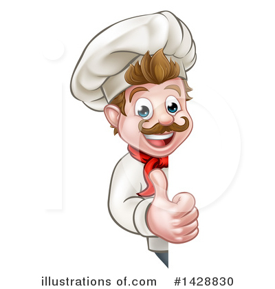 Royalty-Free (RF) Chef Clipart Illustration by AtStockIllustration - Stock Sample #1428830