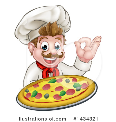 Pizza Clipart #1434321 by AtStockIllustration