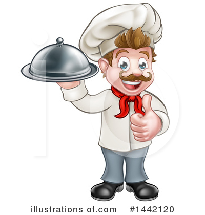 Royalty-Free (RF) Chef Clipart Illustration by AtStockIllustration - Stock Sample #1442120
