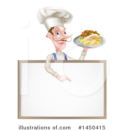 Royalty-Free (RF) Chef Clipart Illustration by AtStockIllustration - Stock Sample #1450415