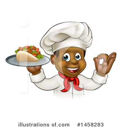 Royalty-Free (RF) Chef Clipart Illustration by AtStockIllustration - Stock Sample #1458283