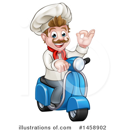 Royalty-Free (RF) Chef Clipart Illustration by AtStockIllustration - Stock Sample #1458902