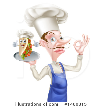 Royalty-Free (RF) Chef Clipart Illustration by AtStockIllustration - Stock Sample #1460315