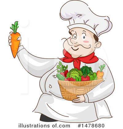 Royalty-Free (RF) Chef Clipart Illustration by BNP Design Studio - Stock Sample #1478680