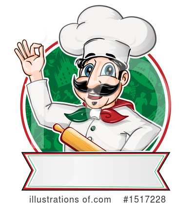 Royalty-Free (RF) Chef Clipart Illustration by Domenico Condello - Stock Sample #1517228