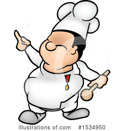 Royalty-Free (RF) Chef Clipart Illustration by dero - Stock Sample #1534950