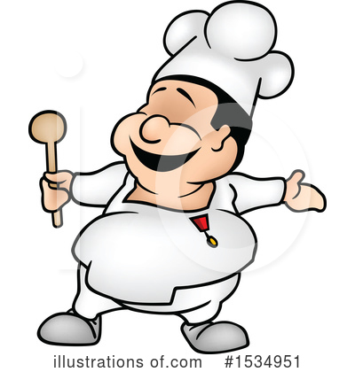 Royalty-Free (RF) Chef Clipart Illustration by dero - Stock Sample #1534951