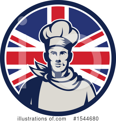 Royalty-Free (RF) Chef Clipart Illustration by patrimonio - Stock Sample #1544680