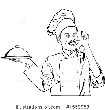 Royalty-Free (RF) Chef Clipart Illustration by dero - Stock Sample #1559953