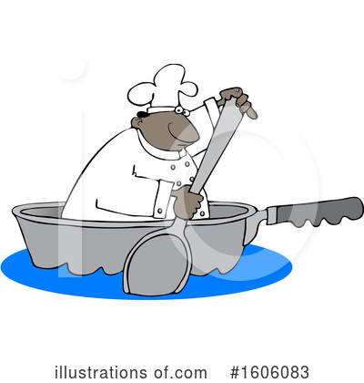 Royalty-Free (RF) Chef Clipart Illustration by djart - Stock Sample #1606083