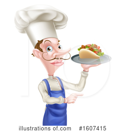Royalty-Free (RF) Chef Clipart Illustration by AtStockIllustration - Stock Sample #1607415