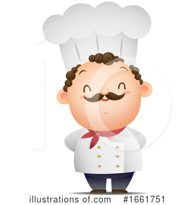 Royalty-Free (RF) Chef Clipart Illustration by Qiun - Stock Sample #1661751