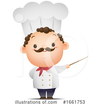 Royalty-Free (RF) Chef Clipart Illustration by Qiun - Stock Sample #1661753