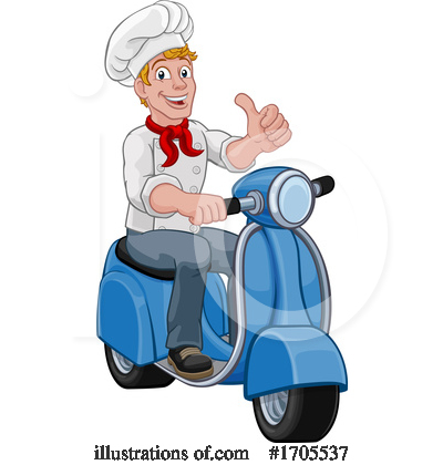 Scooter Clipart #1705537 by AtStockIllustration