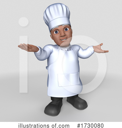 Royalty-Free (RF) Chef Clipart Illustration by KJ Pargeter - Stock Sample #1730080