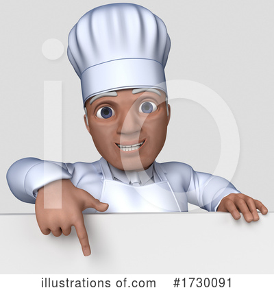 Royalty-Free (RF) Chef Clipart Illustration by KJ Pargeter - Stock Sample #1730091