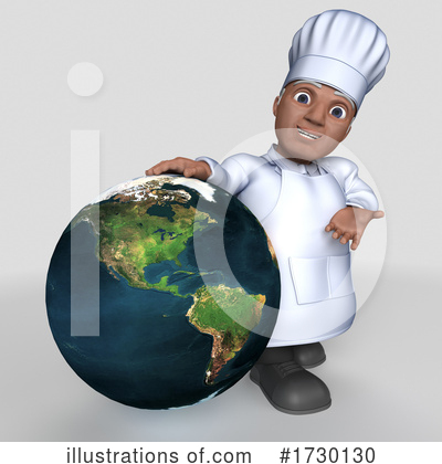 Royalty-Free (RF) Chef Clipart Illustration by KJ Pargeter - Stock Sample #1730130
