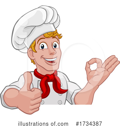 Royalty-Free (RF) Chef Clipart Illustration by AtStockIllustration - Stock Sample #1734387