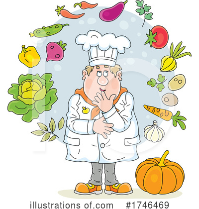 Royalty-Free (RF) Chef Clipart Illustration by Alex Bannykh - Stock Sample #1746469