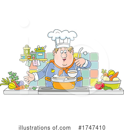 Cooking Clipart #1747410 by Alex Bannykh