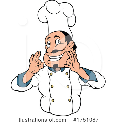 Royalty-Free (RF) Chef Clipart Illustration by dero - Stock Sample #1751087
