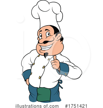 Royalty-Free (RF) Chef Clipart Illustration by dero - Stock Sample #1751421