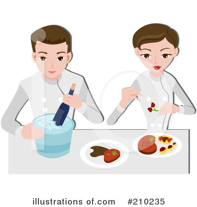 Royalty-Free (RF) Chef Clipart Illustration by BNP Design Studio - Stock Sample #210235
