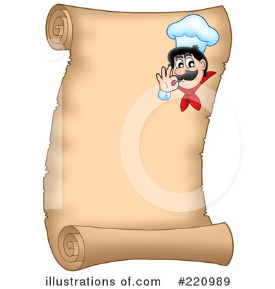 Royalty-Free (RF) Chef Clipart Illustration by visekart - Stock Sample #220989