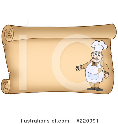 Royalty-Free (RF) Chef Clipart Illustration by visekart - Stock Sample #220991