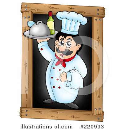 Royalty-Free (RF) Chef Clipart Illustration by visekart - Stock Sample #220993