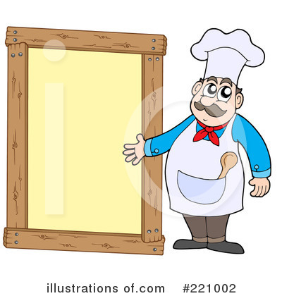 Royalty-Free (RF) Chef Clipart Illustration by visekart - Stock Sample #221002