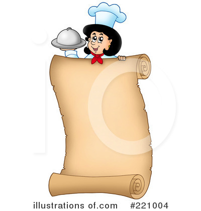 Royalty-Free (RF) Chef Clipart Illustration by visekart - Stock Sample #221004
