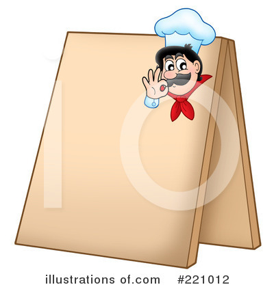 Royalty-Free (RF) Chef Clipart Illustration by visekart - Stock Sample #221012