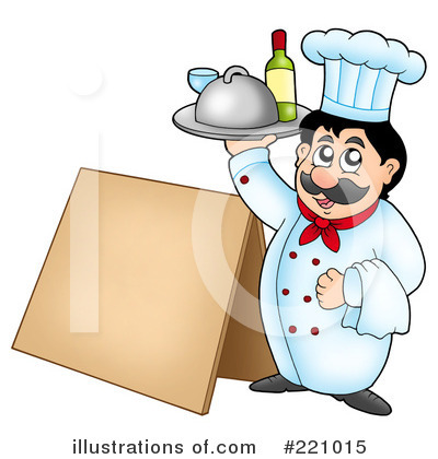 Royalty-Free (RF) Chef Clipart Illustration by visekart - Stock Sample #221015