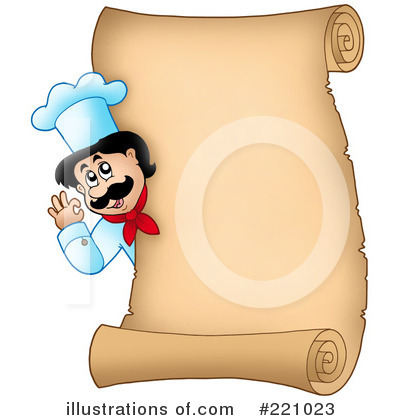 Royalty-Free (RF) Chef Clipart Illustration by visekart - Stock Sample #221023
