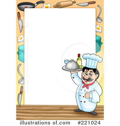 Royalty-Free (RF) Chef Clipart Illustration by visekart - Stock Sample #221024