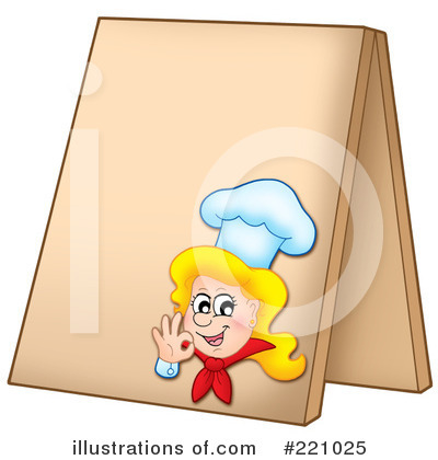 Royalty-Free (RF) Chef Clipart Illustration by visekart - Stock Sample #221025