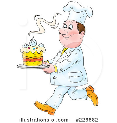 Royalty-Free (RF) Chef Clipart Illustration by Alex Bannykh - Stock Sample #226882