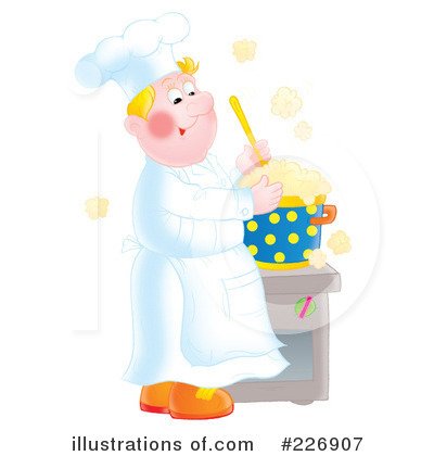 Royalty-Free (RF) Chef Clipart Illustration by Alex Bannykh - Stock Sample #226907