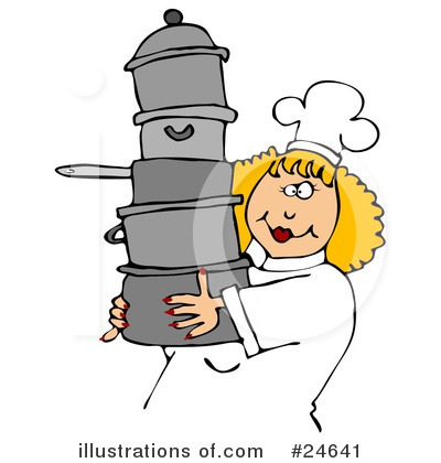 Royalty-Free (RF) Chef Clipart Illustration by djart - Stock Sample #24641