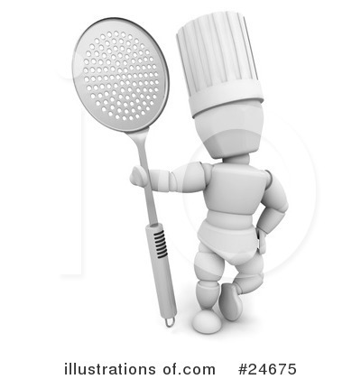 Royalty-Free (RF) Chef Clipart Illustration by KJ Pargeter - Stock Sample #24675