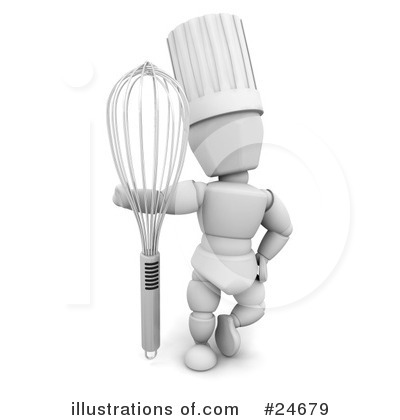 Royalty-Free (RF) Chef Clipart Illustration by KJ Pargeter - Stock Sample #24679