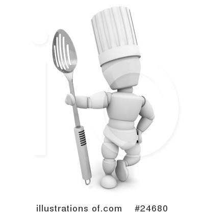 Royalty-Free (RF) Chef Clipart Illustration by KJ Pargeter - Stock Sample #24680
