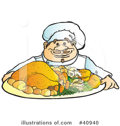 Royalty-Free (RF) Chef Clipart Illustration by Snowy - Stock Sample #40940