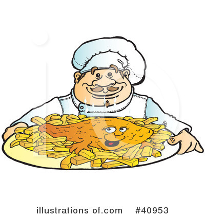 Royalty-Free (RF) Chef Clipart Illustration by Snowy - Stock Sample #40953
