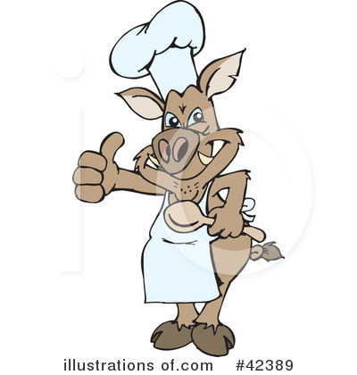 Royalty-Free (RF) Chef Clipart Illustration by Dennis Holmes Designs - Stock Sample #42389