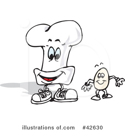 Royalty-Free (RF) Chef Clipart Illustration by Dennis Holmes Designs - Stock Sample #42630