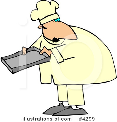 Royalty-Free (RF) Chef Clipart Illustration by djart - Stock Sample #4299